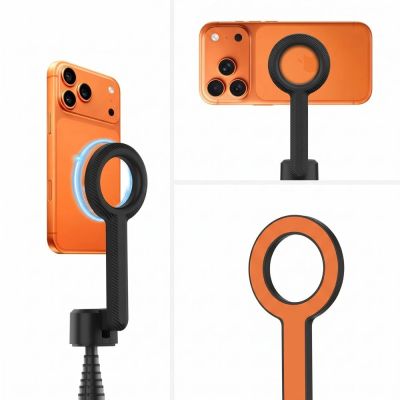 13. Tech-Protect L10S Bluetooth Selfie Stick Tripod - Black and Orange