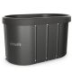 VIRTUFIT OVAL ICE BATH 500 LITERS ANTHRACITE WITH ACCESSORIES