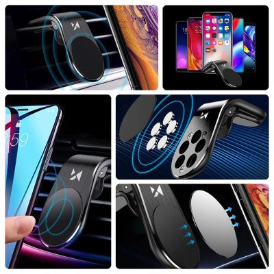 2. Wozinsky Magnetic Phone Holder for Air Vent - Black