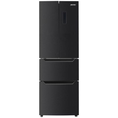 French Door MPM-351-SBF-07 night stainless steel refrigerator-freezer