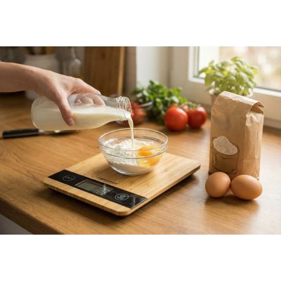 4. Esperanza Bamboo EKS005 kitchen scale (beige)