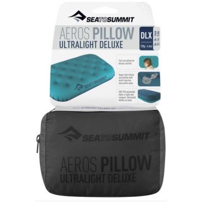 2. SEA TO SUMMIT Aeros Ultralight Deluxe Gray Pillow