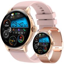 Smartwatch Damski Rubicon RNCF35 ROSE GOLD Bransoleta + Pasek Pink