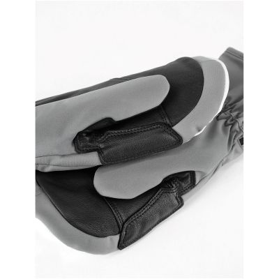 VIKING Norvika Mitten Ski Lady women's ski gloves gray with white leather 5
