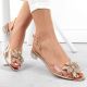 11. Transparent S.Barski W OLI248C gold sandals
