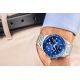 3. Men's Watch Giewont Chronograph Sapphire Silver Blue GW3520-B3