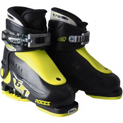 8. Roces Idea Up Ski Boots Black and Lime Jr 450490 18