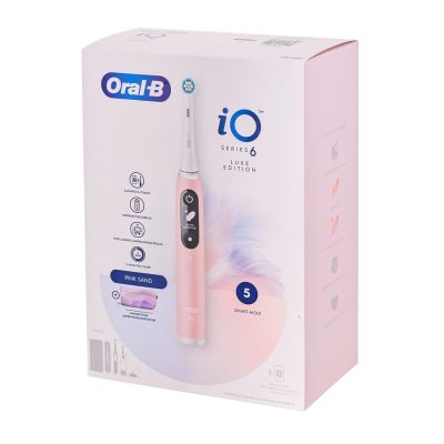 14. Oral-B iO Series 6 Pink Sand Luxe Edition Electric Toothbrush