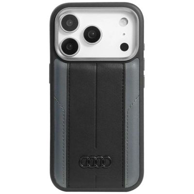 Audi A6 Synthetic Leather MagSafe Case for iPhone 17 Pro - Black