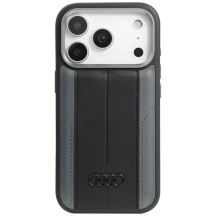 Audi A6 Synthetic Leather MagSafe Case for iPhone 17 Pro - Black