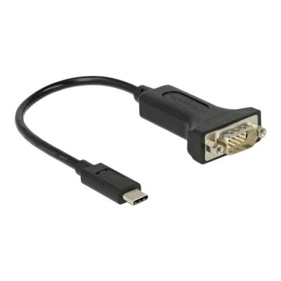 DeLOCK 63908 Parallel Cable Black 0.15m DB-9