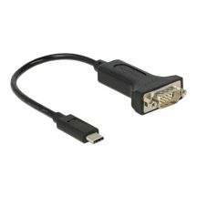DeLOCK 63908 Parallel Cable Black 0.15m DB-9