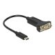 DeLOCK 63908 Parallel Cable Black 0.15m DB-9