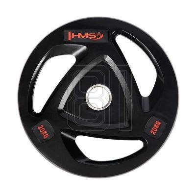 HMS Olympic plate rubberized 20 kg TOX20 17-61-095