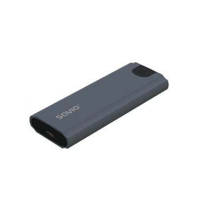 8. SAVIO EXTERNAL M.2 SSD NVME CASE, USB, AK-67