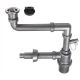 1-BOWL SIPHON WITH CLICK-CLACK PLUG 3.5'