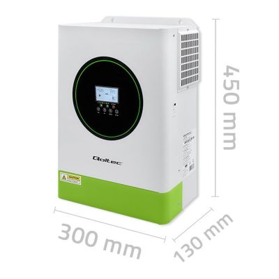 9. Off-Grid Hybrid Solar Inverter 6200W | 120A | 48V | MPPT | BMS | Sinus | Wi-Fi option | Power Factor 1.0