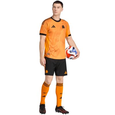 7. Men's adidas AS Roma 25/26 orange jersey JP4801