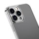 8. Baseus Frosted Glass Case Cover for iPhone 13 Pro Max Hard Cover with Gel Frame Transparent (ARWS000202)