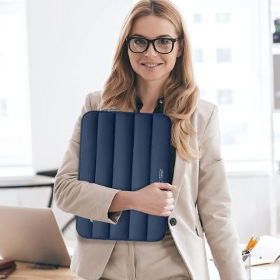 11. Tech-Protett Fluffy Laptop Bag 15-16 - Navy Blue