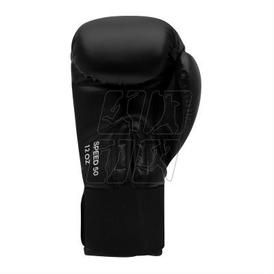 2. adidas Speed 50 Boxing Gloves ADISBG50-Black-Gold