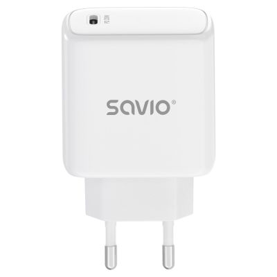 SAVIO LA-14 20W POWER DELIVERY 3.0 WALL CHARGER, WHITE