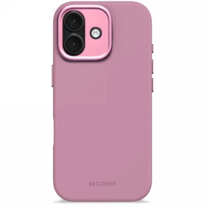 Decoded AntiMicrobial Silicone Backcover MagSafe Case for iPhone 17 - Pink