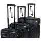 31. SET OF 3 SUITCASE 18/22/26 INCHES BLACK SLAZENGER