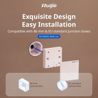 12. Ruijie Networks RG-RAP62-WALL-LITE WLAN access point 2974 Mbit/s White PoE support