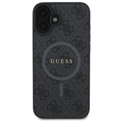 3. Guess 4G Ring Classic Logo MagSafe case for iPhone 16 - black