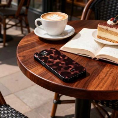 8. Tech-Protect Lamano MagSafe case for iPhone 16e / 17e - black and brown