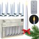 6. Luca Christmas Tree Candle Lights with Clips, 10 LED, Warm White