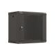 15. LANBERG WALL-MOUNTED RACK CABINET 19" 9U 540X350 BLACK GLASS DOOR (FLAT PACK)