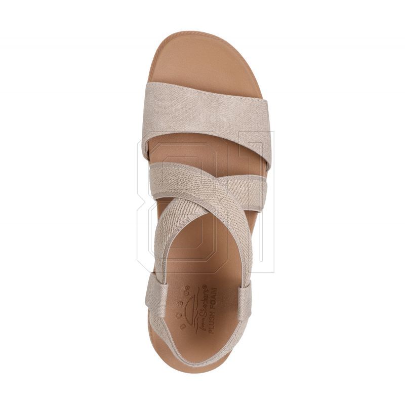 3. Skechers Bobs Desert Kiss Low W 114705-TPE Sandals