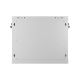 12. Lanberg 19" 9U 600X450 gray wall-mounted rack cabinet with perforated doors (flat pack)