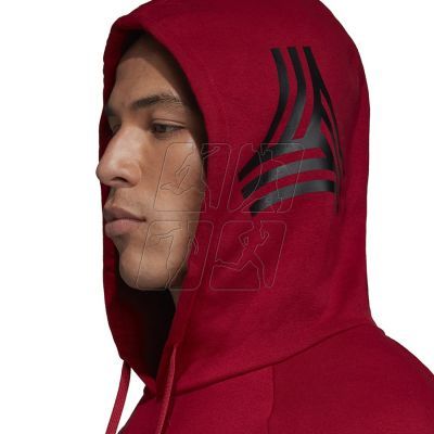 4. Sweatshirt adidas Tango Sweat Hoody M DZ9613 red