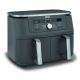 22. Ninja DZ400EU Deep Fryer Double 9.5L Autonomous 2470W Hot Air Fryer Gray