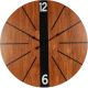 WALL CLOCK 60CM WOOD EXCELLENT HOUSEWERE