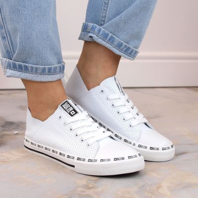12. Big Star W FF274024 openwork low sneakers white