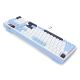 7. REDRAGON ARIA K527WBL-PRO Keyboard White