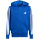 2. adidas Essentials Full-Zip Hoodie for Kids Blue JY4977