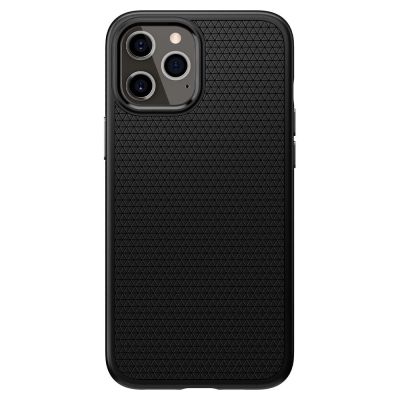 15. Spigen Liquid Air Case for iPhone 12 / iPhone 12 Pro - Matte Black