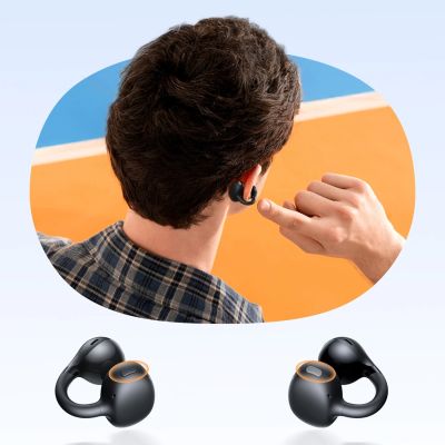 12. OWS Baseus Bass BC1 Earphones with Clip - Black