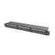 6. Patch panel Lanberg PPS6-1024-B (1U; cat. 6; 24xRJ-45)