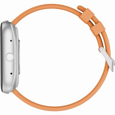 7. GRAVITY GT18-4 Men's Smartwatch Orange Silicone Strap + Black Strap