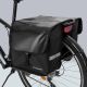 9. Wozinsky Double Bicycle Pannier Bag for Rack, 28 L, Black (WBB34BK)