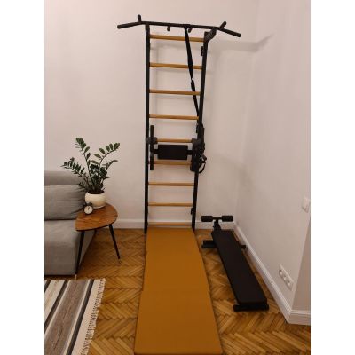 36. GYMNASTIC MATTRESS FOLDABLE BROWN 180CM BENCHK