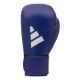 15. Adidas SPEED 175 leather boxing gloves blue