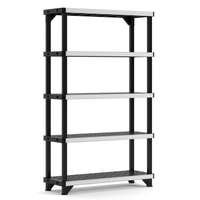 KETER 5-SHELF SHELVING UNIT 122x46x197cm