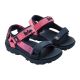 Lee Cooper children's shoes girls velcro sandals for summer beach navy blue pink